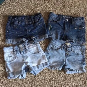LOT OF 4 Pairs of like new girls shorts
